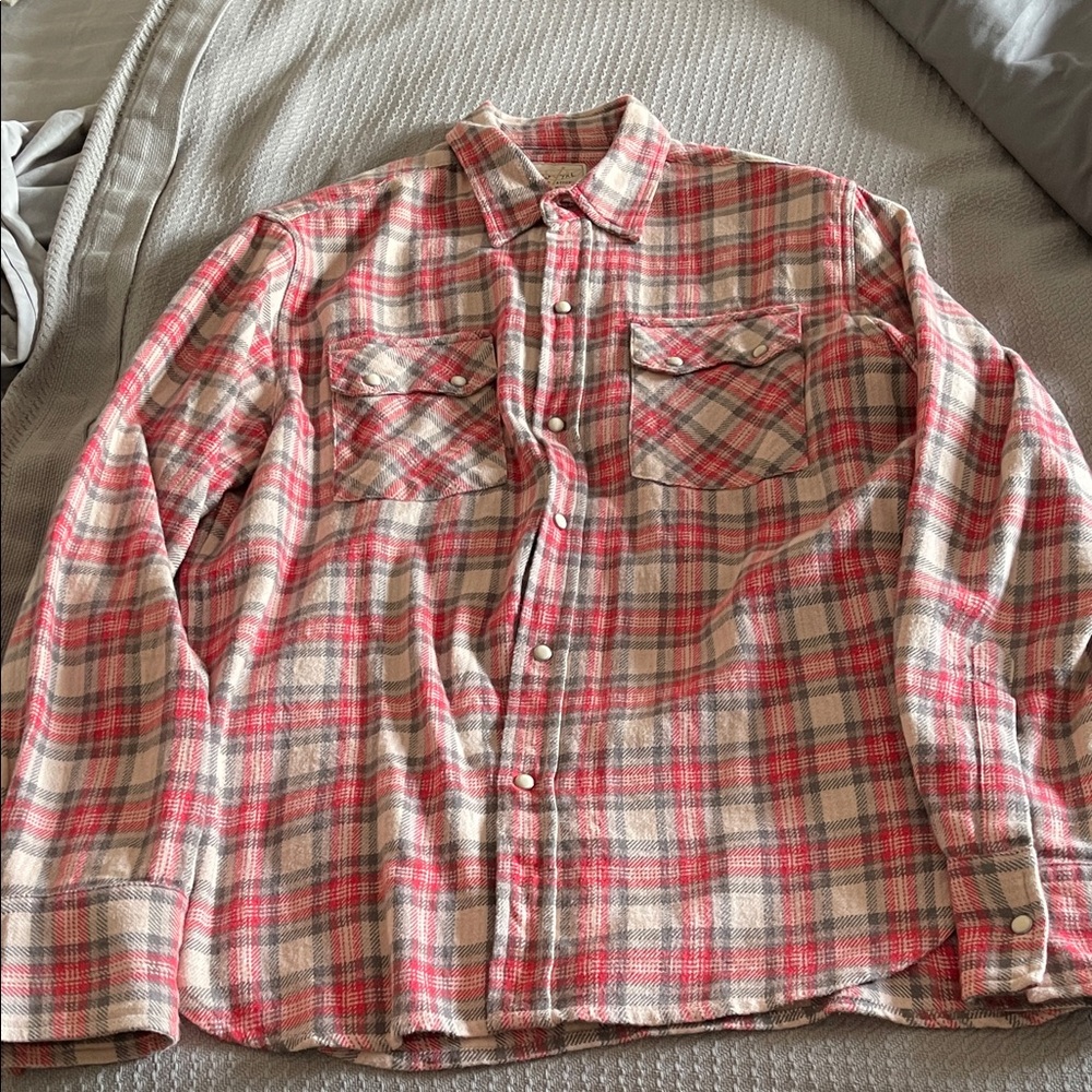 Wythe NY Washed flannel workshirt